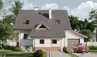 Projekt domu Fiona (1038) - parterowy z poddaszem dom o powierzchni 103,90 m², dach dwuspadowy - ujęcie 2