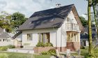 Projekt domu Fiona (1038) - parterowy z poddaszem dom o powierzchni 103,90 m², dach dwuspadowy - ujęcie 4