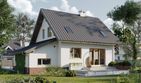 Projekt domu Fiona (1038) - parterowy z poddaszem dom o powierzchni 103,90 m², dach dwuspadowy - ujęcie 6
