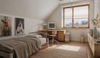 Projekt domu Krab (377) - parterowy z poddaszem dom o powierzchni 92,90 m², dach dwuspadowy - ujęcie 6