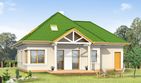 Projekt domu Mazurek 2 - parterowy z poddaszem dom o powierzchni 119,84 m², dach wielospadowy - ujęcie 2