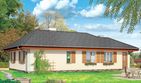 Projekt domu D05 - parterowy dom o powierzchni 109,01 m², dach wielospadowy - ujęcie 2