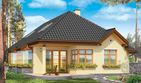 Projekt domu Jamnik 3 - parterowy z poddaszem dom o powierzchni 168,28 m², dach wielospadowy - ujęcie 2