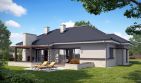 Projekt domu TK29 - parterowy dom o powierzchni 161,70 m², dach czterospadowy - ujęcie 3