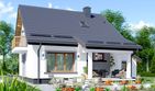 Projekt domu APS 094 - parterowy z poddaszem dom o powierzchni 111,10 m², dach dwuspadowy - ujęcie 3