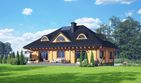 Projekt domu Chmielniki dw 9x - parterowy z poddaszem dom o powierzchni 203,50 m², dach kopertowy - ujęcie 2