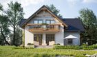 Projekt domu Koliba Grota (1222) - parterowy z poddaszem dom o powierzchni 123,60 m², dach dwuspadowy - ujęcie 5