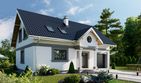 Projekt domu Skarbek (1231) - parterowy z poddaszem dom o powierzchni 118,30 m², dach dwuspadowy - ujęcie 3