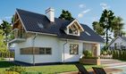 Projekt domu Wodnik As (1262) - parterowy z poddaszem dom o powierzchni 114,60 m², dach dwuspadowy - ujęcie 6