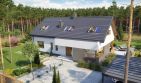 Projekt domu TK17 - parterowy z poddaszem dom o powierzchni 178,10 m², dach dwuspadowy - ujęcie 3