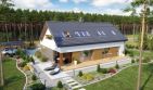 Projekt domu TK17 - parterowy z poddaszem dom o powierzchni 178,10 m², dach dwuspadowy - ujęcie 4