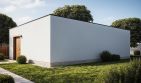Projekt garażu G103 - Budynek garażowy - parterowy dom o powierzchni 52,81 m², dach jednospadowy - ujęcie 2