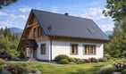 Projekt domu L-33 Dom lublińska - szkieletowy - parterowy z poddaszem dom o powierzchni 126,90 m², dach dwuspadowy - ujęcie 4