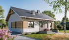 Projekt domu Alida (1372) - parterowy dom o powierzchni 81,30 m², dach dwuspadowy - ujęcie 3