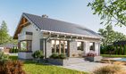 Projekt domu Alida (1372) - parterowy dom o powierzchni 81,30 m², dach dwuspadowy - ujęcie 5