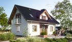 Projekt domu Hilda Rex (1385) - parterowy z poddaszem dom o powierzchni 126 m², dach dwuspadowy - ujęcie 4