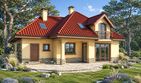 Projekt domu Magnolia - parterowy z poddaszem dom o powierzchni 174 m², dach kopertowy - ujęcie 2