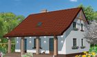 Projekt domu APS 198 - parterowy z poddaszem dom o powierzchni 127,20 m², dach dwuspadowy - ujęcie 2