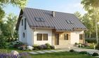 Projekt domu HG-N3A - parterowy z poddaszem dom o powierzchni 116,80 m², dach dwuspadowy - ujęcie 2