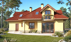 Projekt domu Magnolia II - parterowy z poddaszem dom o powierzchni 191,60 m², dach kopertowy - ujęcie 2