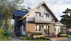 Projekt domu Koliba Astro (1423) - parterowy z poddaszem dom o powierzchni 123 m², dach dwuspadowy - ujęcie 2