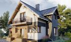 Projekt domu Koliba Astro (1423) - parterowy z poddaszem dom o powierzchni 123 m², dach dwuspadowy - ujęcie 3