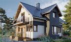 Projekt domu Koliba Astro (1423) - parterowy z poddaszem dom o powierzchni 123 m², dach dwuspadowy - ujęcie 4