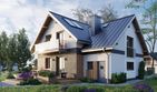 Projekt domu Koliba Astro (1423) - parterowy z poddaszem dom o powierzchni 123 m², dach dwuspadowy - ujęcie 5