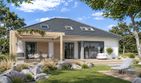 Projekt domu Tytus 2d - parterowy z poddaszem dom o powierzchni 176,50 m², dach kopertowy - ujęcie 2