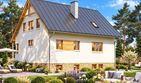 Projekt domu BW-18 wariant (podpiwniczony - parterowy z poddaszem dom o powierzchni 124,40 m², dach dwuspadowy - ujęcie 2