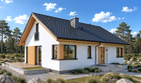 Projekt domu Simon - parterowy dom o powierzchni 118,05 m², dach dwuspadowy - ujęcie 2