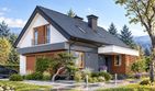 Projekt domu Domidea 50 d40 w2 - parterowy z poddaszem dom o powierzchni 122,60 m², dach dwuspadowy - ujęcie 2