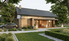 Projekt domu Humilis I - parterowy dom o powierzchni 69,14 m², dach dwuspadowy - ujęcie 3