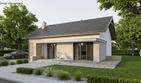 Projekt domu Humilis I - parterowy dom o powierzchni 69,14 m², dach dwuspadowy - ujęcie 9