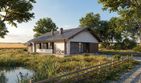 Projekt domu Angustus I G1 - parterowy dom o powierzchni 91,44 m², dach dwuspadowy - ujęcie 2