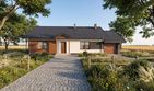 Projekt domu Angustus I G1 - parterowy dom o powierzchni 91,44 m², dach dwuspadowy - ujęcie 3