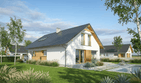 Projekt domu Longus I G2 - parterowy z poddaszem dom o powierzchni 124,11 m², dach dwuspadowy - ujęcie 2