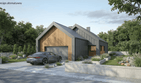 Projekt domu Longus I G2 - parterowy z poddaszem dom o powierzchni 124,11 m², dach dwuspadowy - ujęcie 3