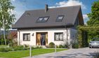 Projekt domu Amor - parterowy z poddaszem dom o powierzchni 117,31 m², dach dwuspadowy - ujęcie 5