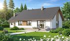 Projekt domu Mokka 5 - parterowy dom o powierzchni 104,88 m², dach dwuspadowy - ujęcie 2