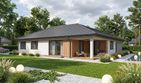 Projekt domu Separatus I G2 - parterowy dom o powierzchni 120,58 m², dach wielospadowy - ujęcie 2