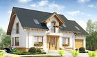 Projekt domu Dla Ciebie 1 w2 z garażem 1-st. [A] - parterowy z poddaszem dom o powierzchni 134,80 m², dach dwuspadowy - ujęcie 3