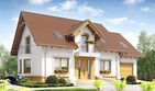 Projekt domu Dla Ciebie 1 w2 z garażem 1-st. [A] - parterowy z poddaszem dom o powierzchni 134,80 m², dach dwuspadowy - ujęcie 5