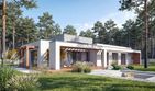 Projekt domu Illecebrosus II G2 - parterowy dom o powierzchni 156,83 m², dach płaski - ujęcie 2