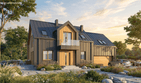 Projekt domu Hibernus I PG2 - parterowy z poddaszem dom o powierzchni 201,82 m², dach dwuspadowy - ujęcie 8