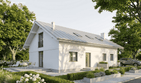 Projekt domu Rectus II - parterowy z poddaszem dom o powierzchni 144,28 m², dach dwuspadowy - ujęcie 4
