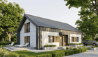 Projekt domu Rectus II - parterowy z poddaszem dom o powierzchni 144,28 m², dach dwuspadowy - ujęcie 5