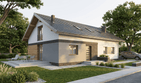 Projekt domu Rectus II - parterowy z poddaszem dom o powierzchni 144,28 m², dach dwuspadowy - ujęcie 10