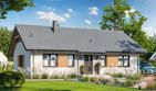 Projekt domu Tracja 2 Teriva - parterowy dom o powierzchni 99,38 m², dach dwuspadowy - ujęcie 3