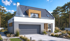 Projekt domu Xavier G2 - parterowy z poddaszem dom o powierzchni 157,78 m², dach dwuspadowy - ujęcie 3